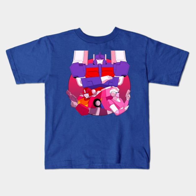 tf movie bots Kids T-Shirt by inkpocket